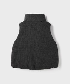 GRACE CONTINENTAL スタンドニットダウンベスト