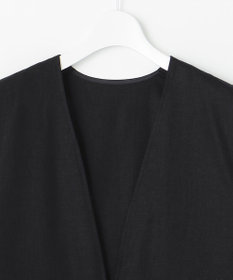 UNFILO 【洗える】リネンミックスツイル ベスト