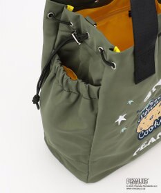 Y'SACCS SNOOPYデザイン 2way巾着トート(クッキー）