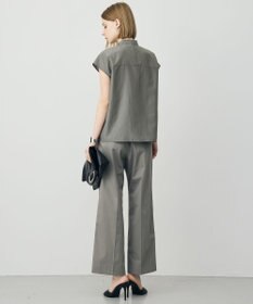 ICB セシェシルキーローン フレンチスリーブボウタイブラウス