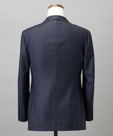 GOTAIRIKU 【Loro Piana Fabric】365 通年スーツ(ネイビー×格子)
