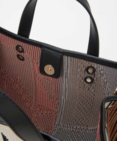 TOPKAPI 【TREASURE TOPKAPI】ニットジャガード  2way ミニ トートバッグ