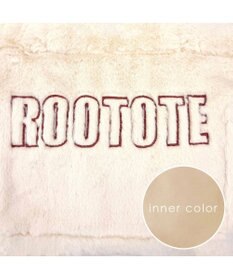 ROOTOTE 3637【ふわふわ】SC.スクエア.ファー.ロゴ-A