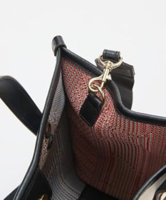 TOPKAPI 【TREASURE TOPKAPI】ニットジャガード  2way ミニ トートバッグ