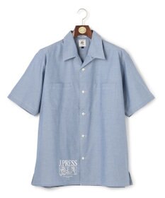 J.PRESS MEN 【AaronChang】【UNISEX】コットンダンガリー オープンカラーシャツ / Baggy-Fit