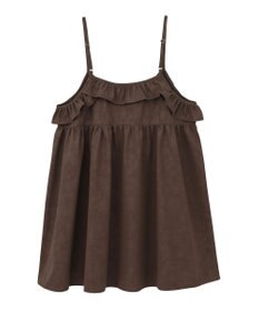 earth music&ecology フェイクレザーキャミチュニック