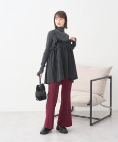 earth music&ecology フェイクレザーキャミチュニック