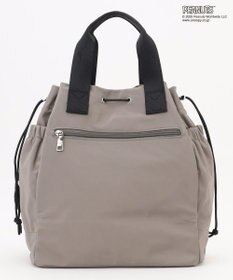 Y'SACCS SNOOPYデザイン 2way巾着トート(クッキー）