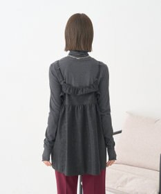 earth music&ecology フェイクレザーキャミチュニック