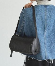 russet ソフトレザーロールショルダーバッグ(CE-1661)