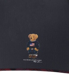 MOONBAT 【WEB限定】POLO RALPH LAUREN（ポロ ラルフローレン）ポロベア×チェックパイピング 無地 FLAG BEAR 長傘 8本骨