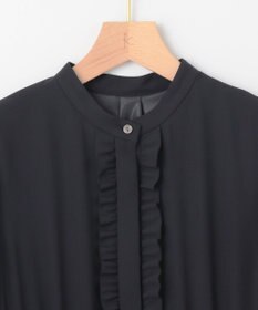 組曲 L 【KUMIKYOKU NAVY】ジョーゼットシフォン フリルワンピース