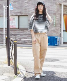 WEGO 【ウエストゴム/手洗い可】チノイージーパンツ