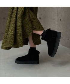 MODE ET JACOMO <carino>本革ムートンショートブーツ