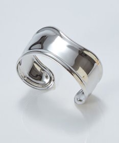 Phoebe <オンワード限定セット>ワンストロークハートコードネックレス×アークカフワイドバングル