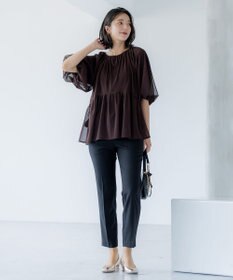 組曲 チュールティアード ブラウス