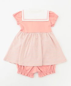 組曲 KIDS 【80-90cm】セーラーボーダー ワンピース