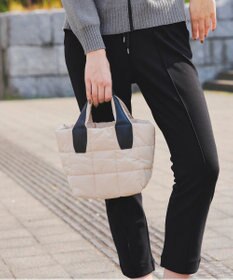 Tiaclasse 【洗える】裏ベロアジョーゼットジョグパンツ