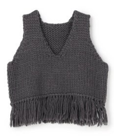 uncrave ハンドニット ジレ