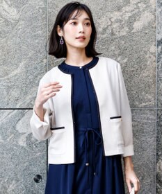 ANY SIS S シアーメッシュ ノーカラージャケット