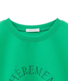 Green Parks ロゴ刺繍ダンボールプルオーバー