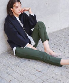 Tiaclasse 【洗える】裏ベロアジョーゼットジョグパンツ