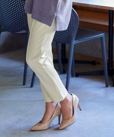 Tiaclasse 【洗える】裏ベロアジョーゼットジョグパンツ