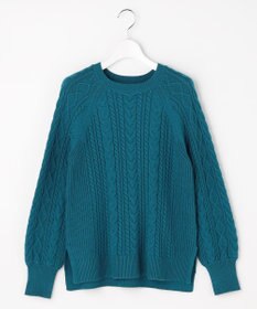 ANY SIS ケーブル ニット プルオーバー