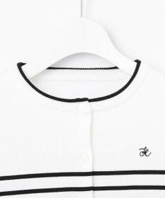 Feroux ロゴ刺繍ニット カーディガン