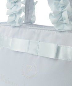 Maison de FLEUR ブランドロゴフリルハンドルトートSバッグ