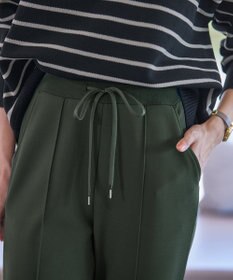 Tiaclasse 【洗える】裏ベロアジョーゼットジョグパンツ