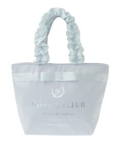 Maison de FLEUR ブランドロゴフリルハンドルトートSバッグ