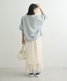 Green Parks ロゴ刺繍ダンボールプルオーバー