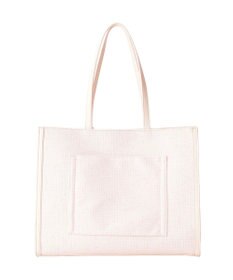 Maison de FLEUR ツイードキャリーオントートバッグ