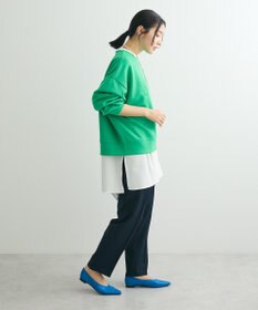 Green Parks ロゴ刺繍ダンボールプルオーバー