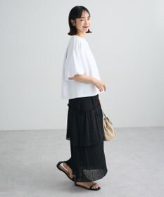Green Parks シアーカットティアードスカート