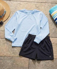 OP／FILA 【Ocean Pacific】ラッシュロンT+ボードショーツ2点セット