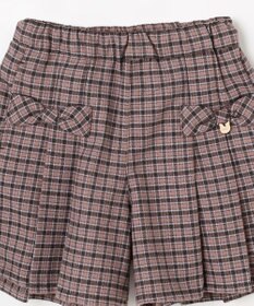 ANY KIDS チェック柄 ショートパンツ