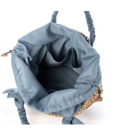 UNBILLION カシュカシュ cachecache / 下がりリボン切替編みトート