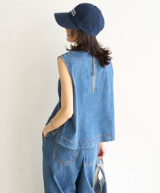 UNFILO L UNFILO DENIM LIGHT ノースリーブブラウス