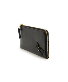 LANVIN en Bleu ペアル 薄マチLファスナー長財布