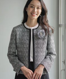 J.PRESS LADIES ジョーゼット モックネック カットソー