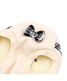 PET PARADISE スヌーピー 黒ツイード スカートつなぎ  小型犬