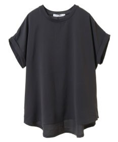 AMERICAN HOLIC 接触冷感フレンチスリーブシアープルオーバー