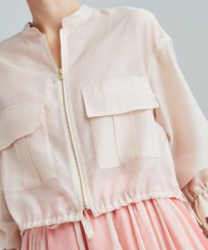 GRACE CONTINENTAL バックコンシャスブルゾン