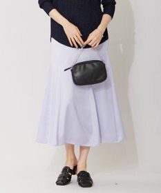 ICB 【洗える】 ルゼブフィブリルサテン スカート