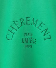 Green Parks ロゴ刺繍ダンボールプルオーバー