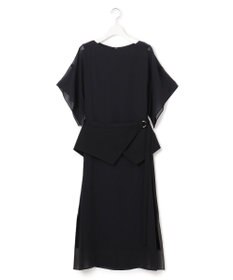 23区 S 【APPLAUDIR】シフォンジョーゼット コンビドレス