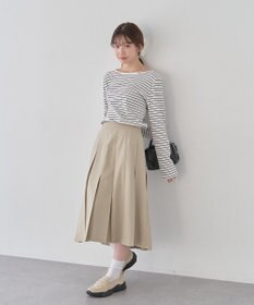 earth music&ecology ランダムチェーンリブバックレースプルオーバー