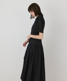 GRACE CONTINENTAL レースドッキングフレアワンピース